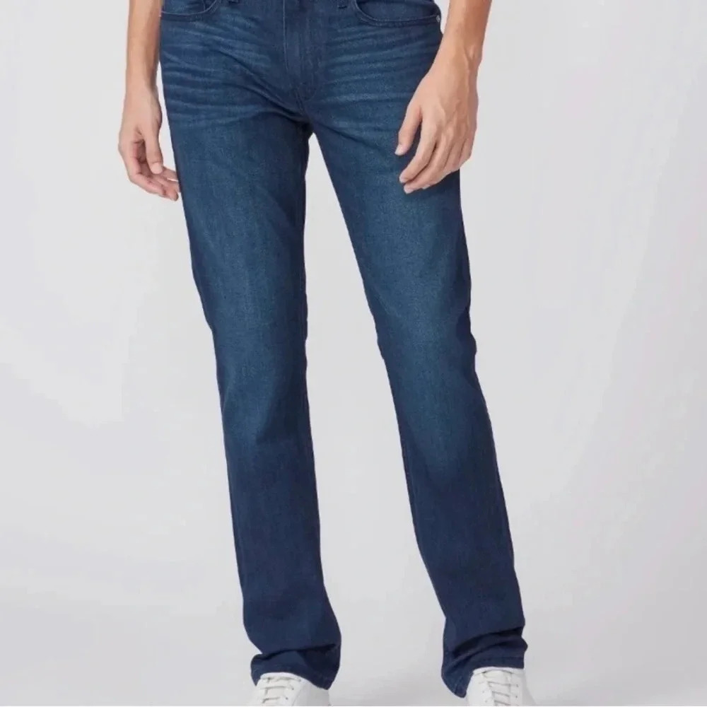 Paige Lennox dark wash jeans. Size 29, 30” inseam.